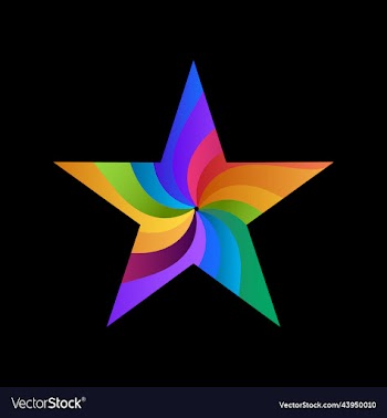 star abstract colorful logo