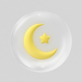 Star and crescent sticker, Islamic | Free PSD - rawpixel