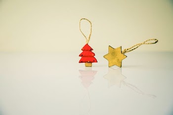star and red tree Christmas tree ornaments