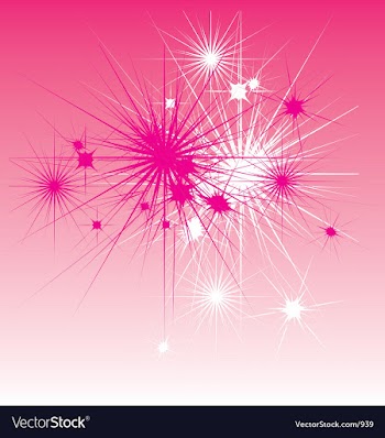 Star burst background vector image