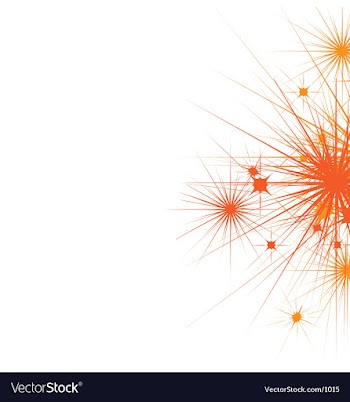 Star burst side background vector image