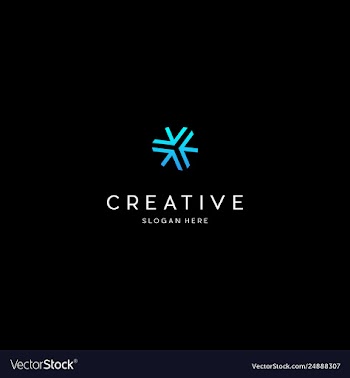 Star cooler blue ice creative business logo design vector image