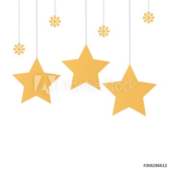 star decoration christmas design