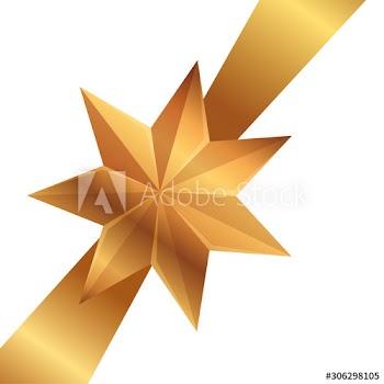 star decoration christmas design