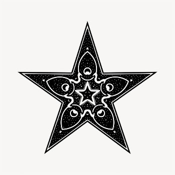 Star decoration illustration clipart vector. | Free Vector - rawpixel