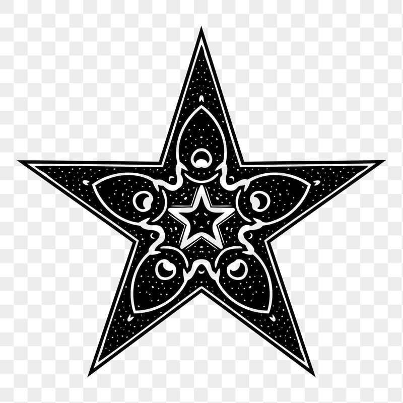 Star decoration png sticker illustration, | Free PNG - rawpixel