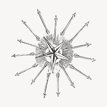 Star emblem hand drawn clipart, | Free Vector Illustration - rawpixel