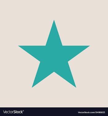 Star flat icon flat rank favorite web symbol vector image