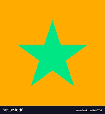 Star flat icon flat rank favorite web symbol vector image