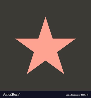 Star flat icon flat rank favorite web symbol vector image