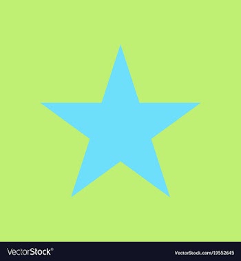 Star flat icon flat rank favorite web symbol vector image