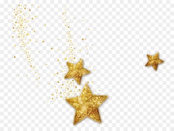Star Graphic design Computer file - Gold decoration star 1 