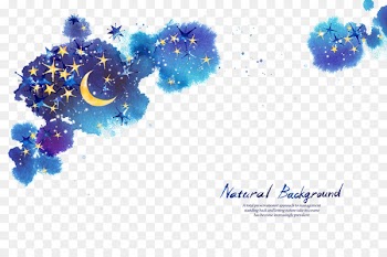 Star Moon Night sky - Starry background 