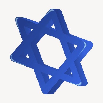 Star of David clipart, illustration | Free Vector - rawpixel
