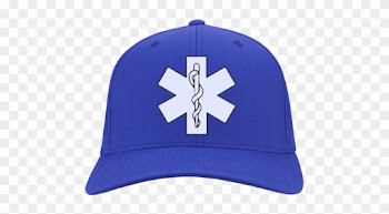 Star Of Life White Twill Cap - Global Medic
