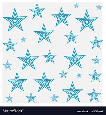 Star pattern 31 vector image