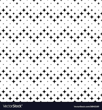 Star pattern background - abstract black and vector image