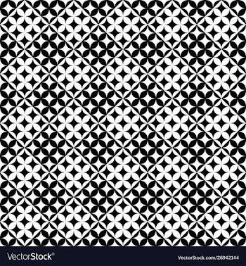 Star pattern background - monochrome abstract vector image