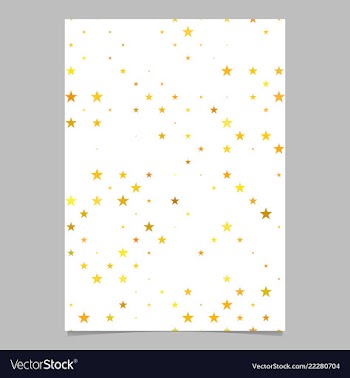 Star pattern brochure design - page background vector image