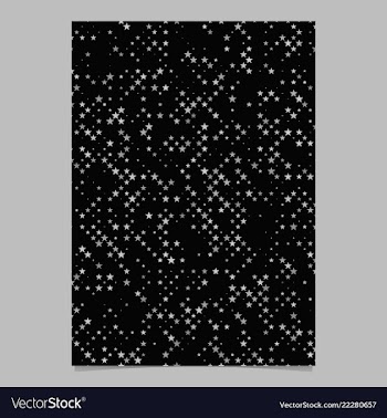 Star pattern brochure design - stationery vector image
