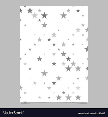 Star pattern brochure template - stationery vector image