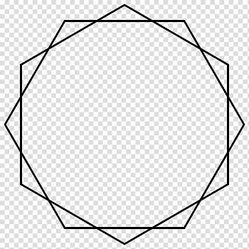 Star polygon Geometry, shape transparent background PNG clipart