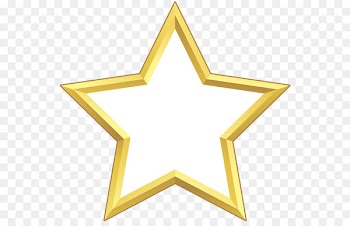 Star polygons in art and culture Yellow badge - star 