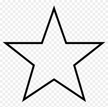 Star Shape Cliparts - 5 Point Star Outline
