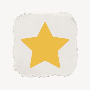 Star shape icon, ripped paper | Free Icons - rawpixel