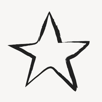 Star shape sticker, cute doodle | Free Vector Illustration - rawpixel