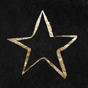 Star shape sticker, gold aesthetic | Free Vector Illustration - rawpixel
