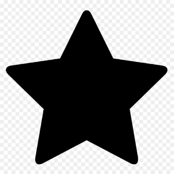 Star Silhouette Shape Clip art - black star 