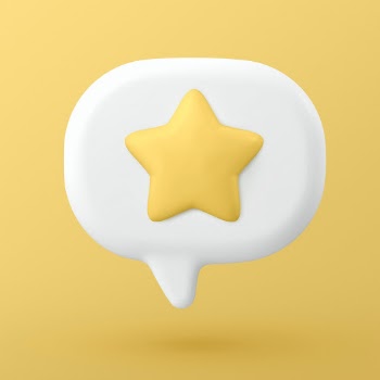 Star speech bubble, 3D clipart, | Free Photo - rawpixel