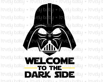 Star Wars Darth Vader Welcome to the dark side Baby Shirt | PNGio