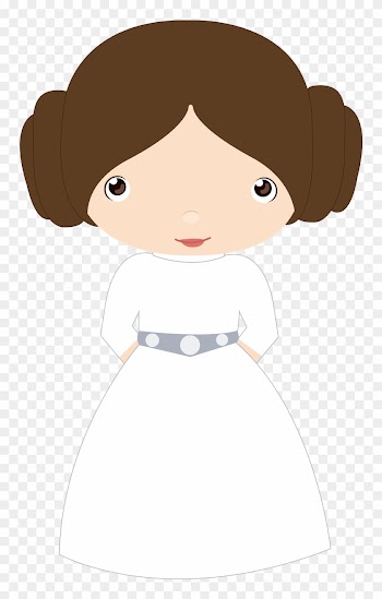 Star Wars - Minus - Cute Princess Leia Png