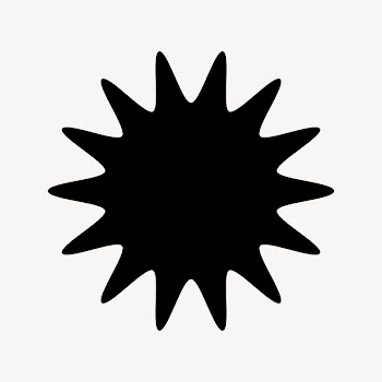 Starburst shape clip art vector | Free Vector - rawpixel