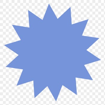 Starburst shape png sticker on transparent | Free PNG - rawpixel