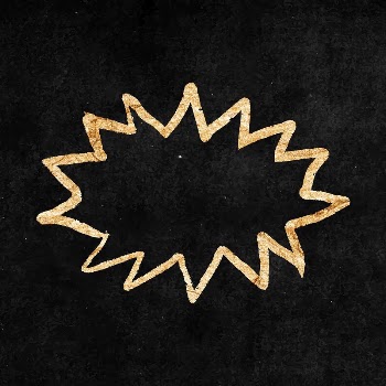 Starburst shape sticker, gold aesthetic | Free Vector Illustration - rawpixel