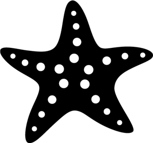 Starfish | my board | Silhouette, Silhouette design, Silhouette ...