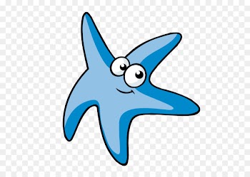 Starfish Patrick Star Adobe Illustrator - Cartoon Stars blue shadows 