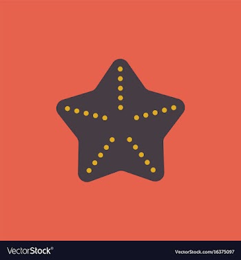 Starfish vector image