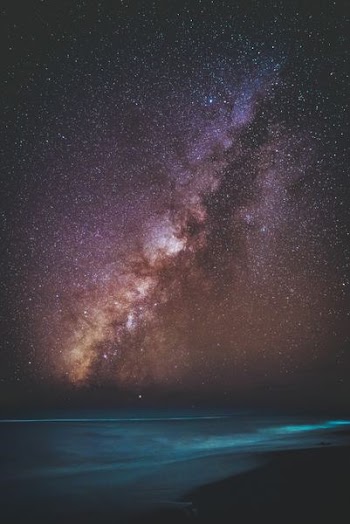 stargazer digital wallpaper