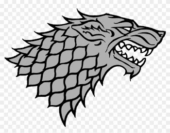 Stark House Wolf - Dire Wolf Tattoo Designs