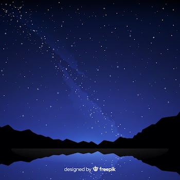 Starry night sky background