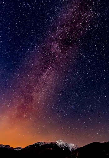 Starry Night Sky over Starry Night