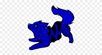 Starry Night Wolf Pup Adoptable Closed By Dragonitemessenger - Anime Blue Wolf Pup