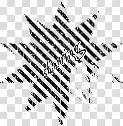 Stars, black and white abstract painting transparent background PNG clipart