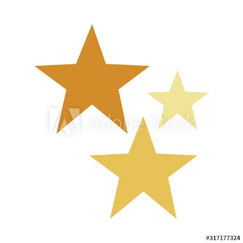 stars decoration christmas design