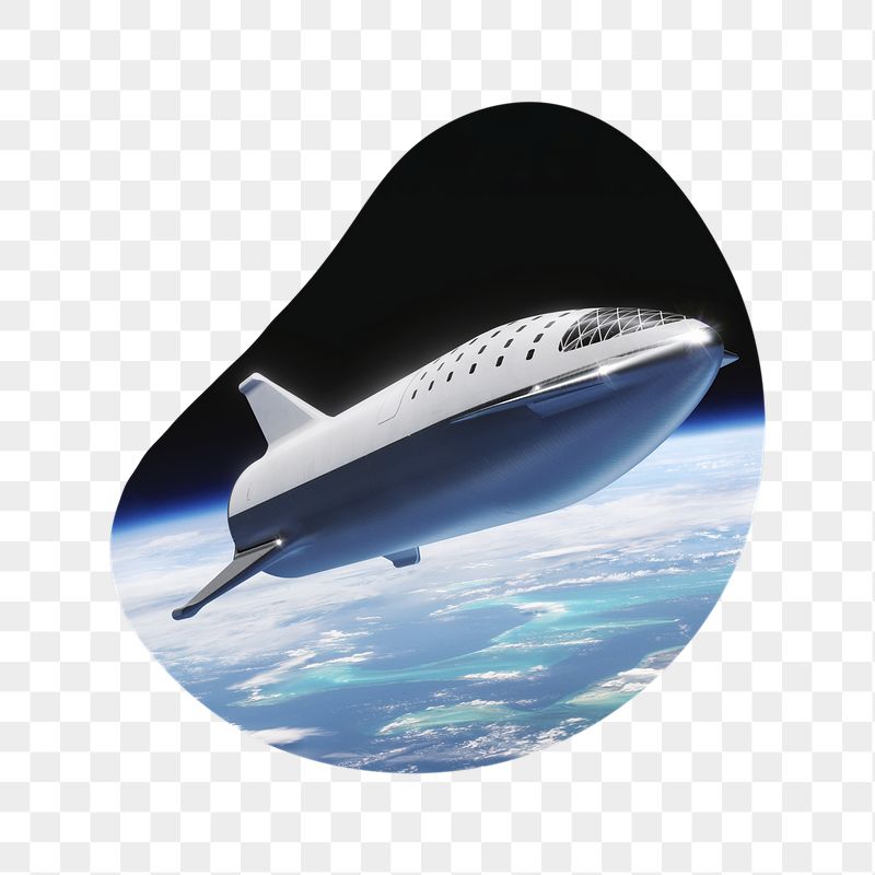 Starship separation png badge sticker, | Free PNG - rawpixel