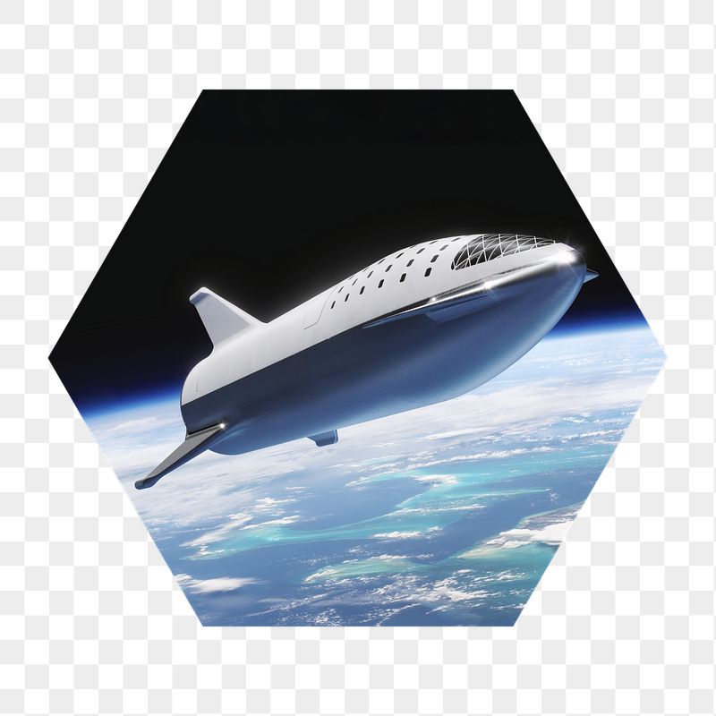 Starship separation png badge sticker, | Free PNG - rawpixel